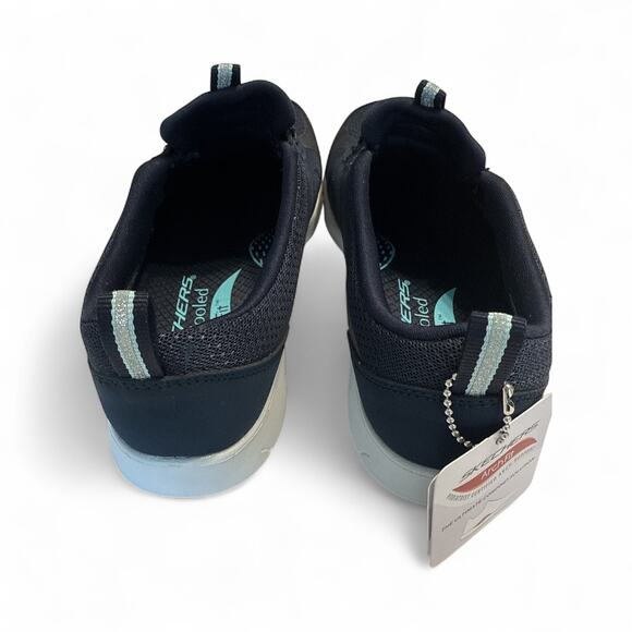 Skechers Arch Fit Refine 2.0 Sentiment Sneakers – Women’s 6.5 Navy/Aqua - Picture 4 of 11